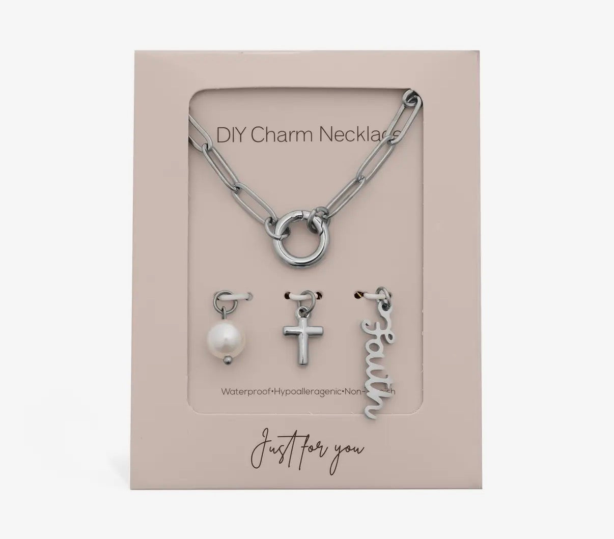 Faith Charm Necklace Set