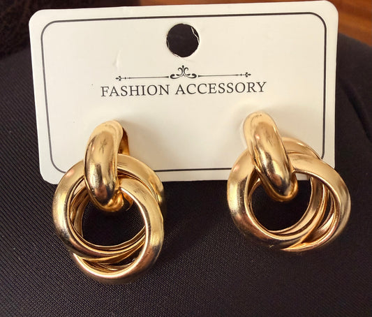 Circle Drop Studs
