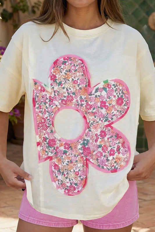 Floral Patch Top