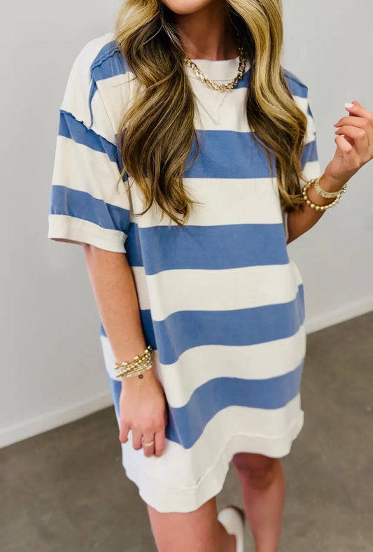 Striped T-Shirt Dress