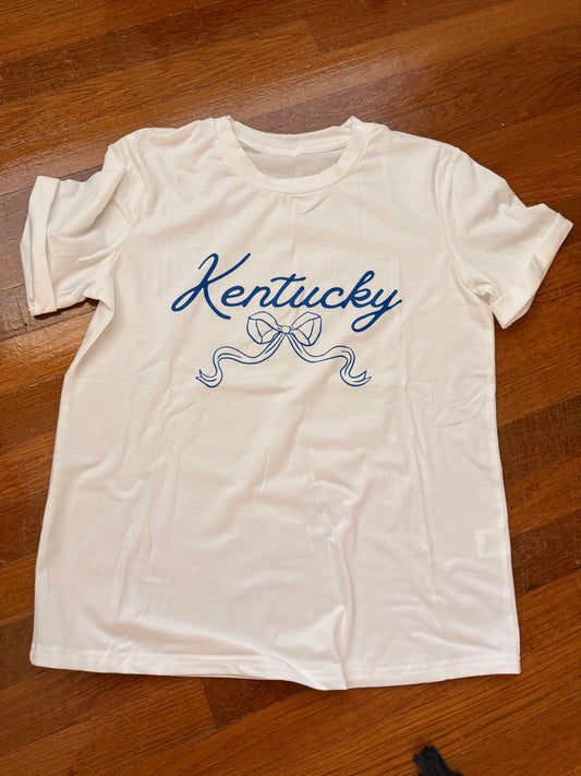 Kentucky Bow Short Sleeve Tee