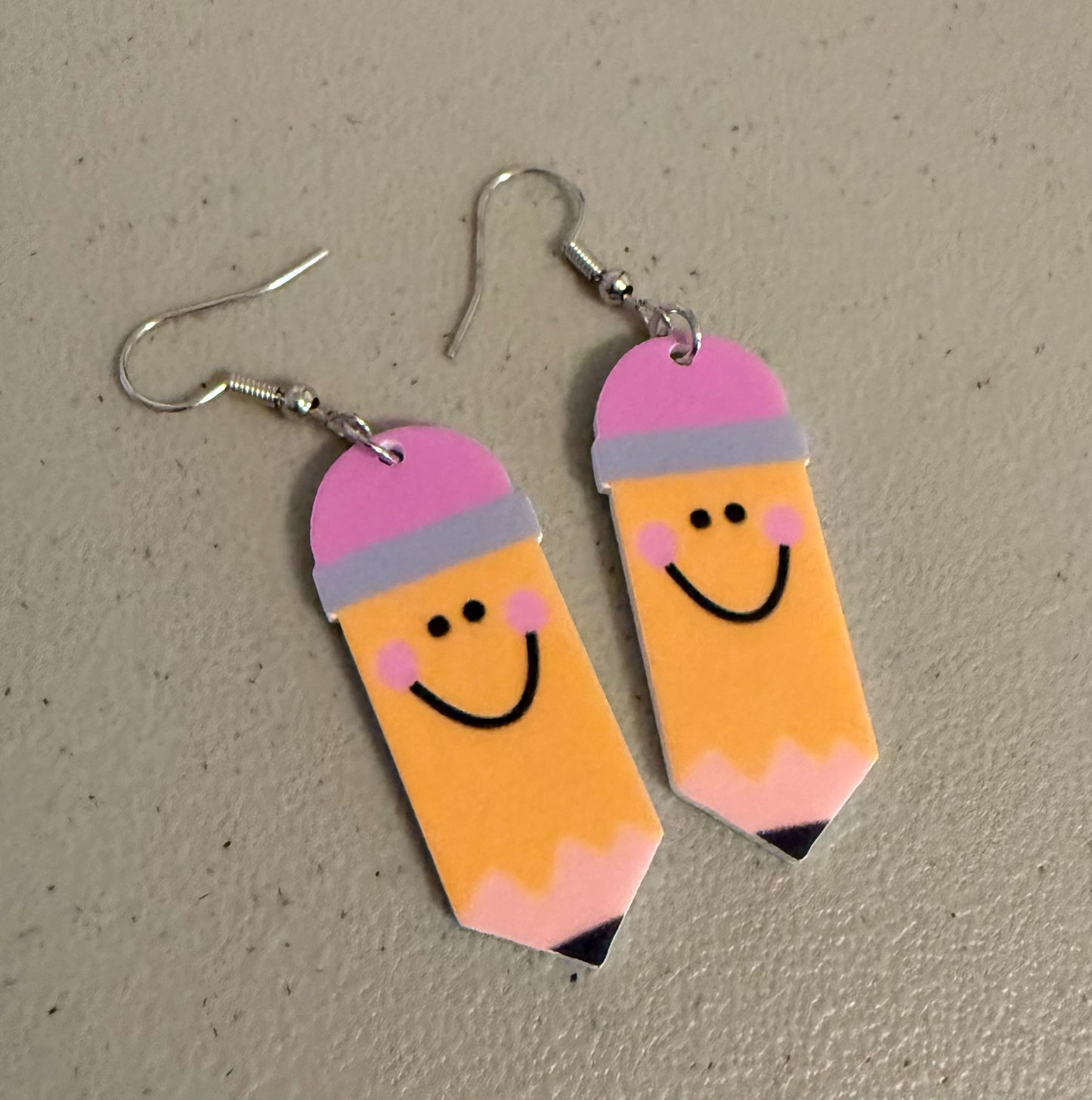Pencil Dangle Earrings