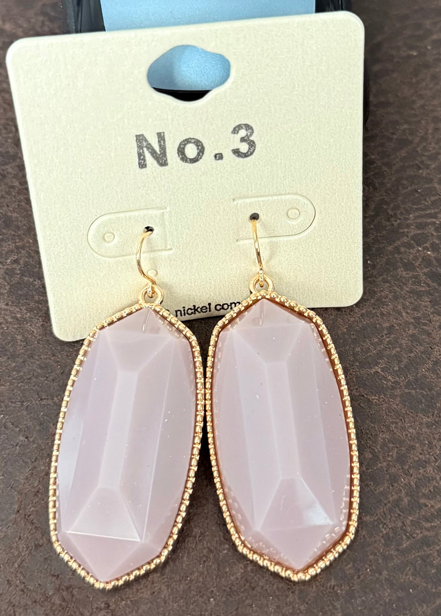 Lavender & Gold Earrings