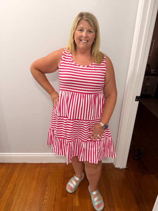 Sleeveless Loose Mini Dress